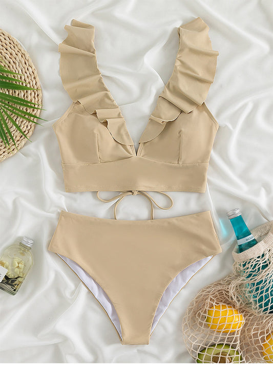 Ruffled Bikini Set