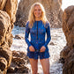 Long-sleeved Zippered Surfing Suit And Sun Protection Clothing