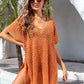 Beach Hollow Out Knitted Cover-up