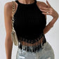 Tassel Vest Crop Top