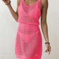 Hollow Out Stretch Waist Cinching Suspender Dress