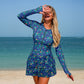 Long-sleeved Zippered Surfing Suit And Sun Protection Clothing