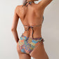 Halter Neck Boho Bikini Set