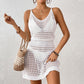 Hollow Out Stretch Waist Cinching Suspender Dress