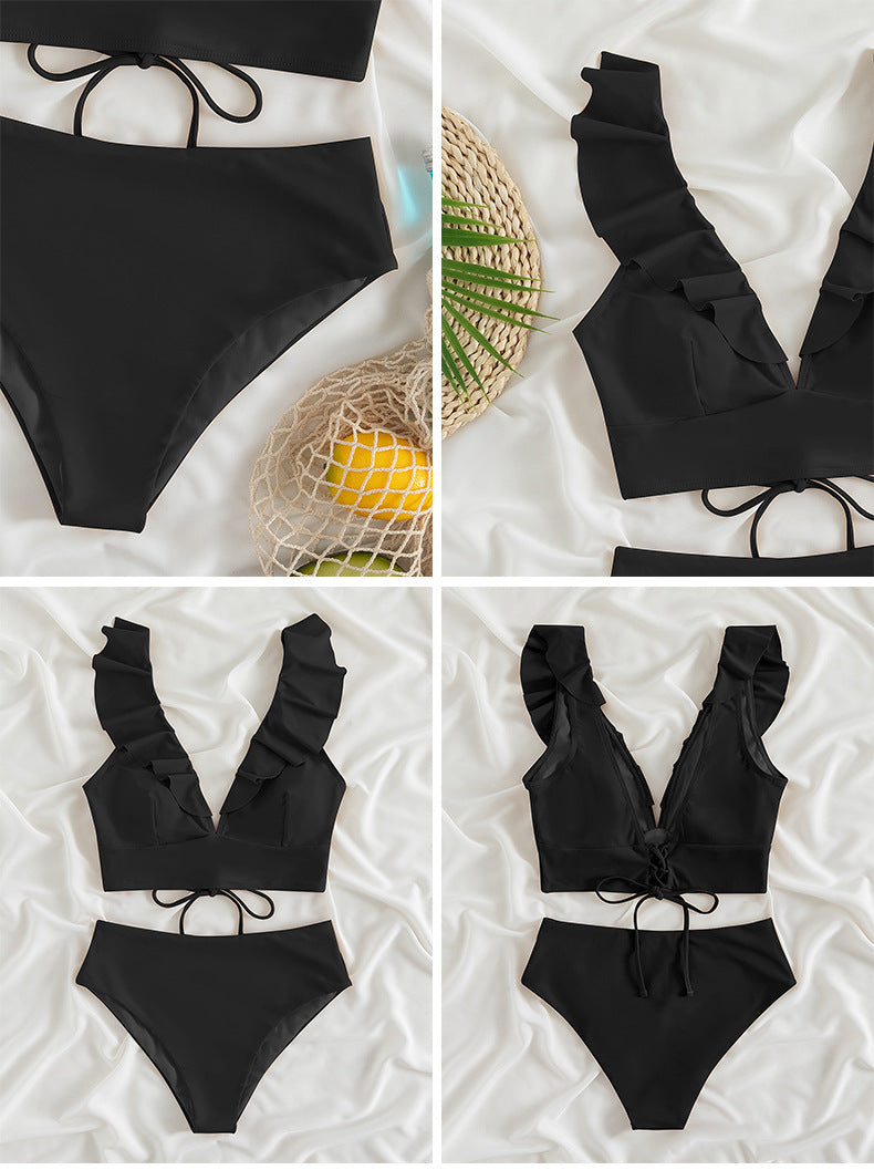 Ruffled Bikini Set