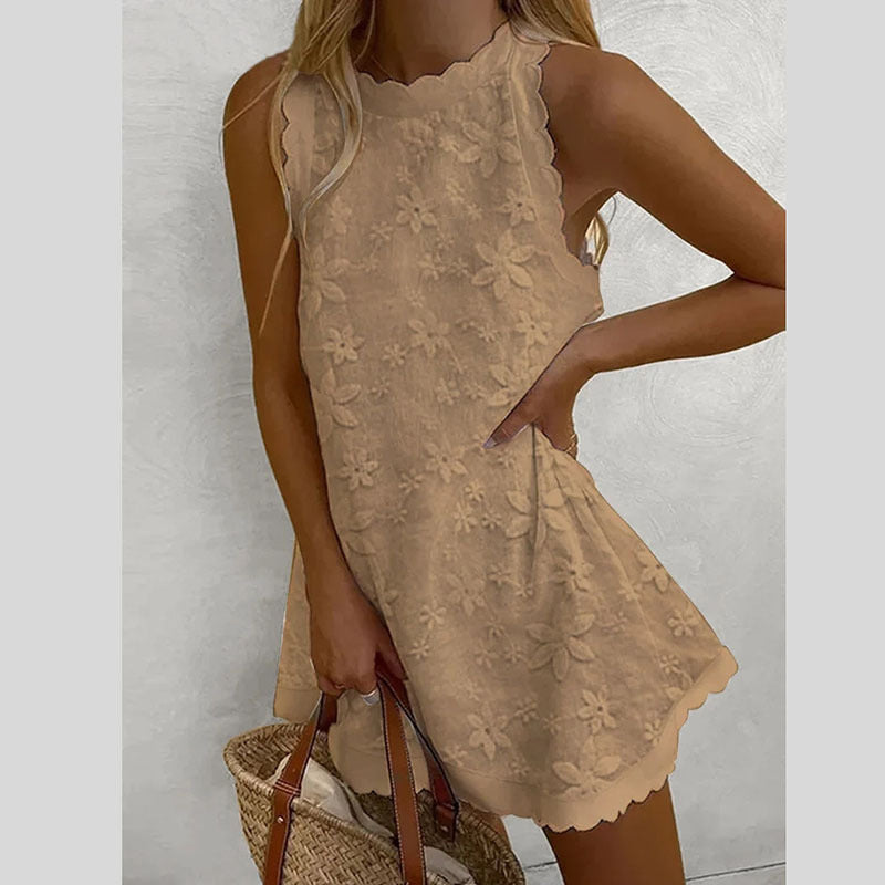 Floral Sleeveless Mini Dress