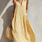 Sleeveless Front Buttons Maxi Dress