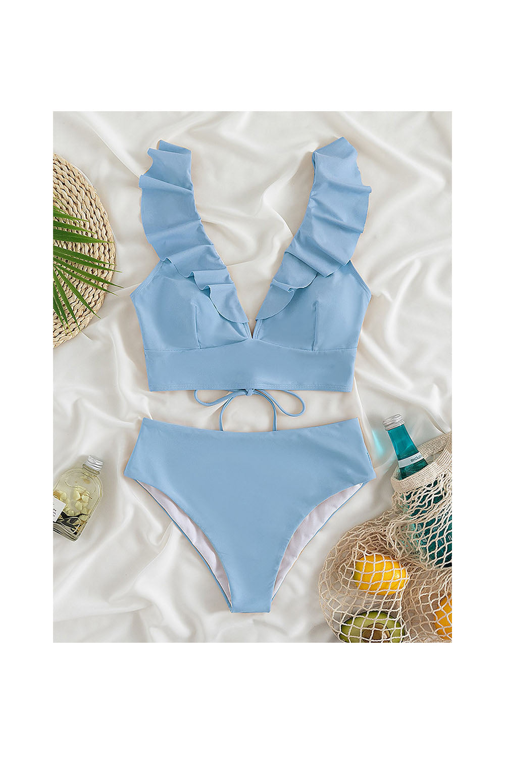 Ruffled Bikini Set