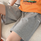 Solid Color Casual Shorts