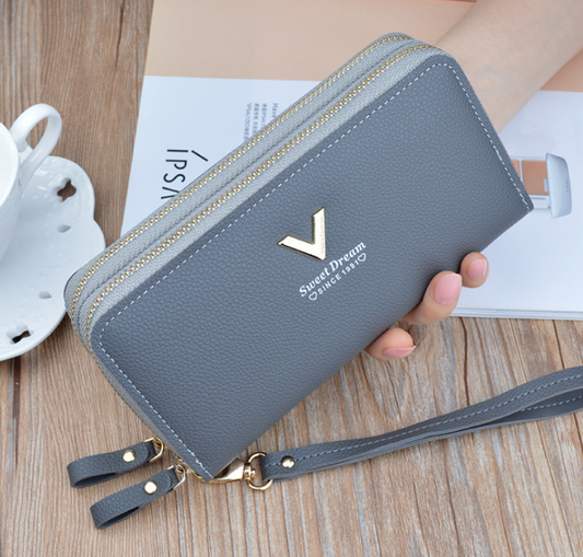 Women Zipper Wallet Card Bag