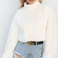 Woollen High Collar Top