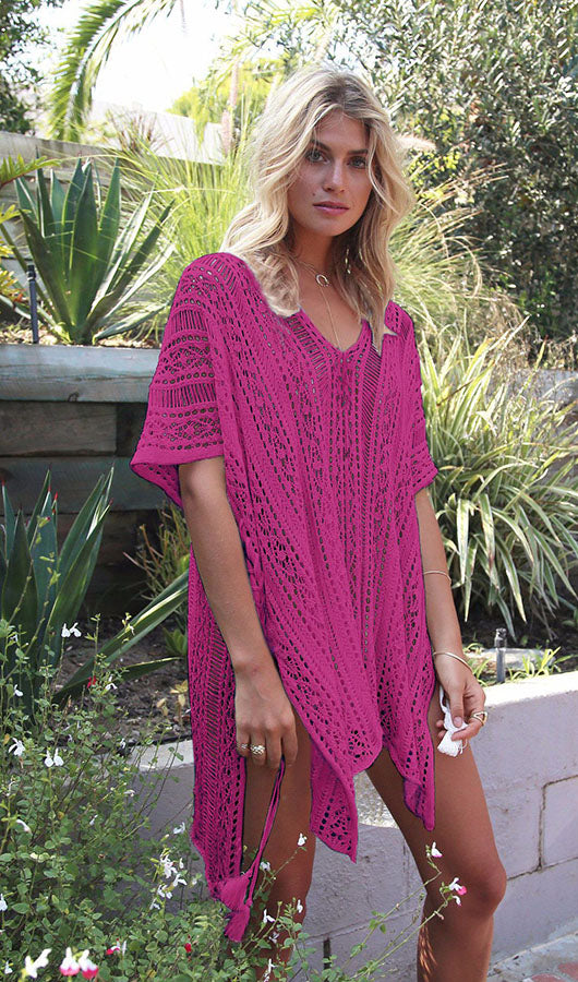 Knit Hollow Out Overall, overall, VIVIMARKS