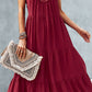 Solid Color Casual Dress