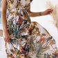 Floral V Neck Dress