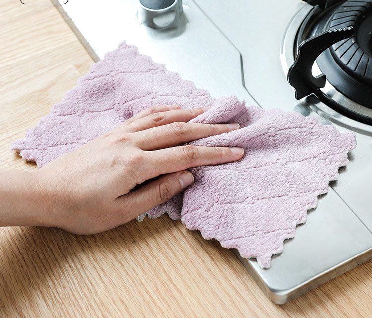 1 pc Double-sided Absorbent Dishcloth