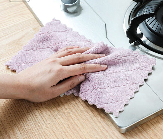 1 pc Double-sided Absorbent Dishcloth
