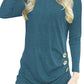 Buttons Casual Top, top, VIVIMARKS