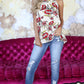 Floral Sleeveless Top, top, VIVIMARKS