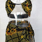 Boho Three Pieces Bikini Set
