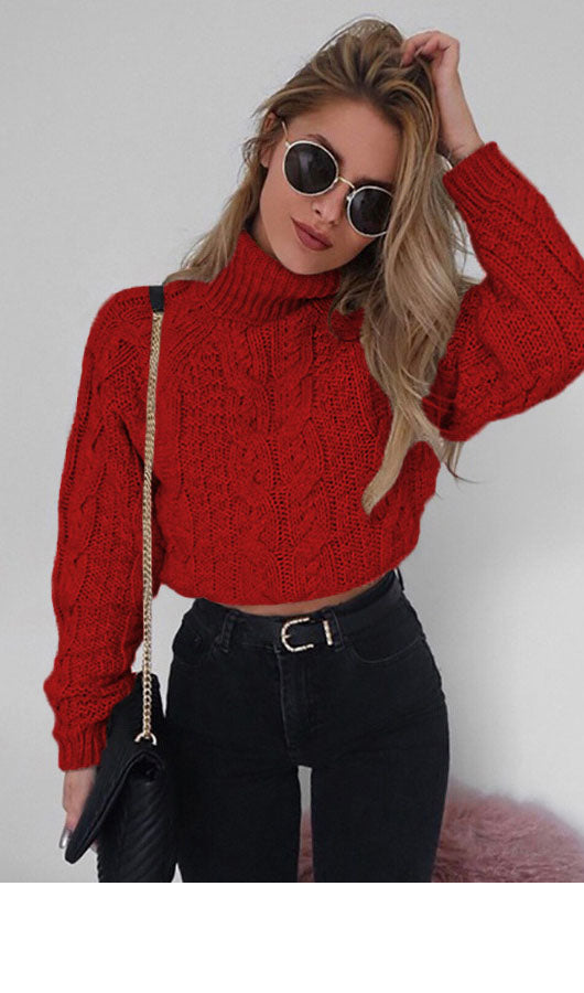 High Collar Sweater