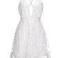 Lace Open Back Sleeveless Dress