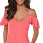 Solid Color Spaghetti Straps Top, top, VIVIMARKS