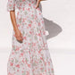 Floral Off The Shoulder Dress