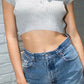 Front Buttons Knit Tops