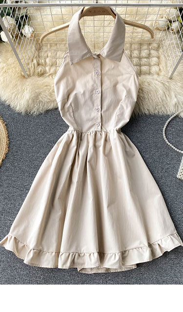 Front Buttons Dress