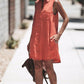 Sleeveless Front Buttons Blouse