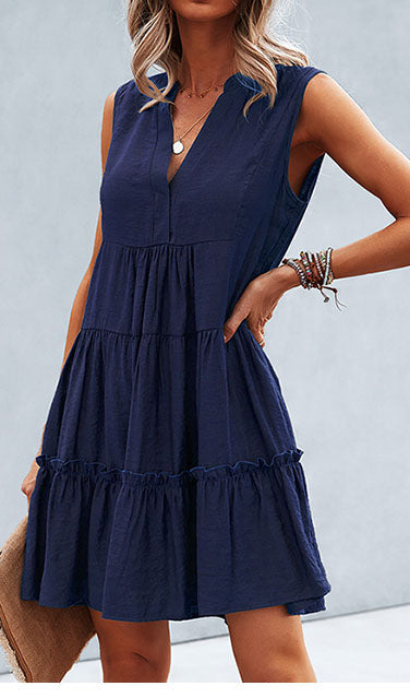 Sleeveless Casual Dress