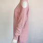 High neck strapless sweater dress