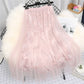 Grenadine Feather Embroidery Skirt