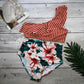 Stripe Floral One Shoulder Bikini Set