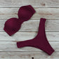 Solid Color Bikini Set