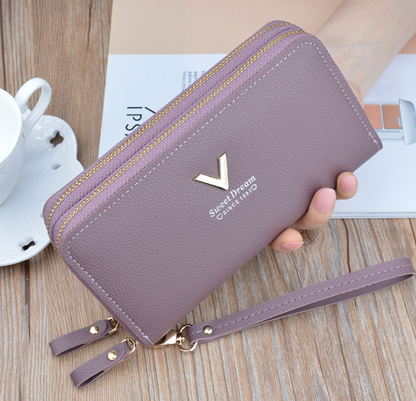Women Zipper Wallet Card Bag