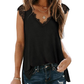 V Neck Sleeveless Top