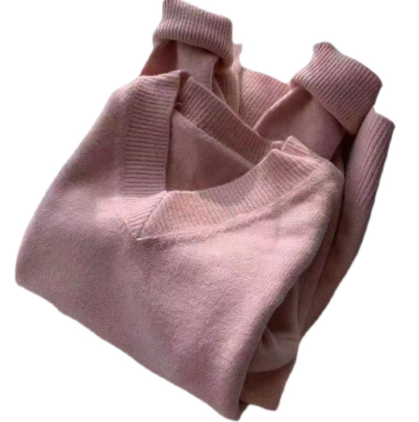 V Neck Knit Top