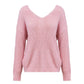 Back Cross Pearls Sweater