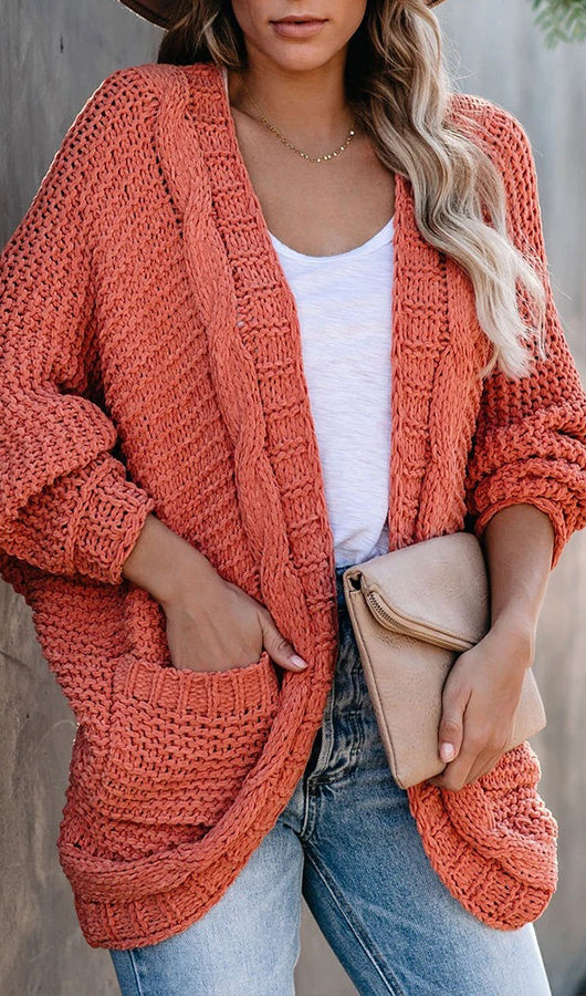 Casual knitted cardigan