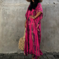 Colorful Slit Cover Up