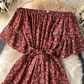 Floral Off The Shouder Romper