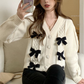 Bowknot Knotted Sweater Cardigan