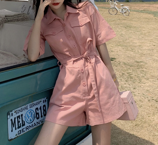 Front Buttons Romper