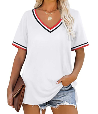 Casual. V Neck Top
