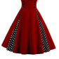 Dots Splicing Sleeveless Dress, dress, VIVIMARKS