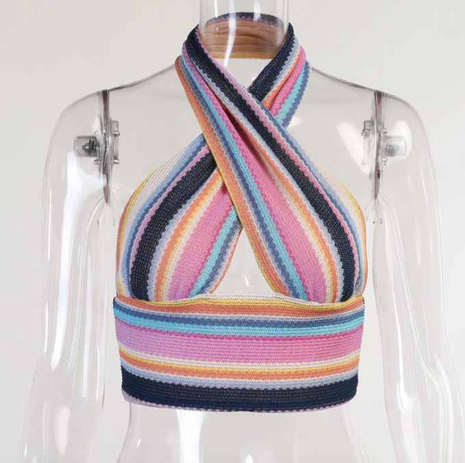 Colorful Cross Top