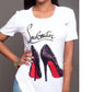 High Heels Print Shirt, top, VIVIMARKS
