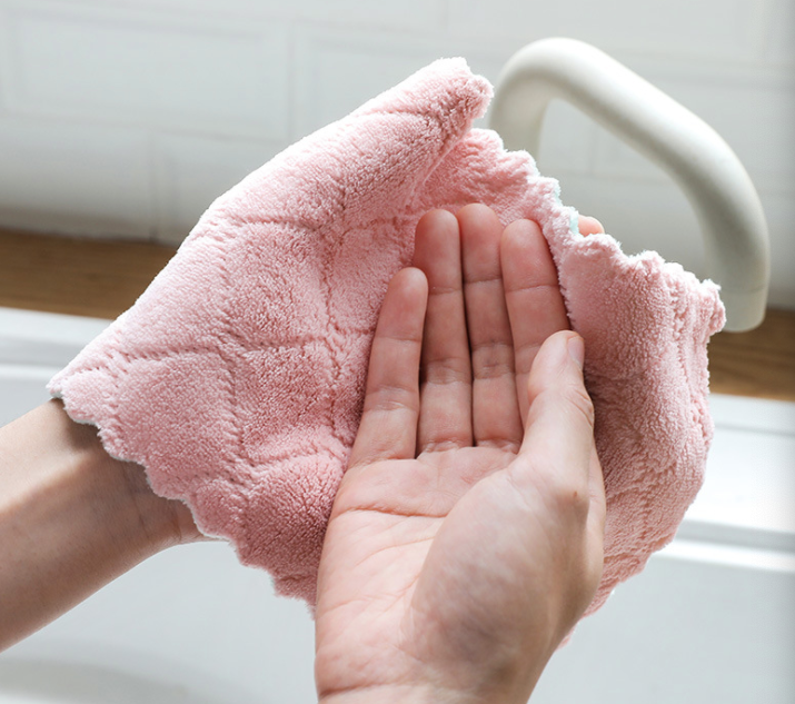1 pc Double-sided Absorbent Dishcloth