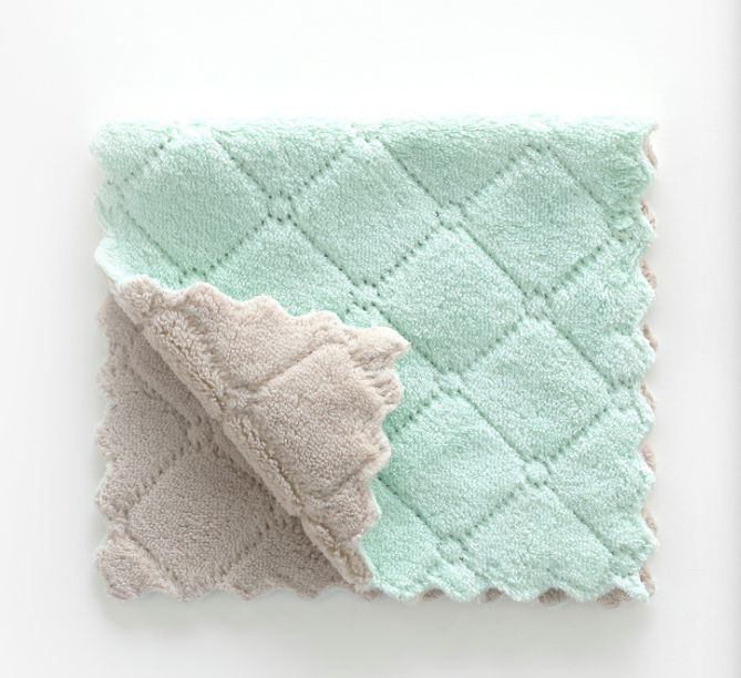 1 pc Double-sided Absorbent Dishcloth